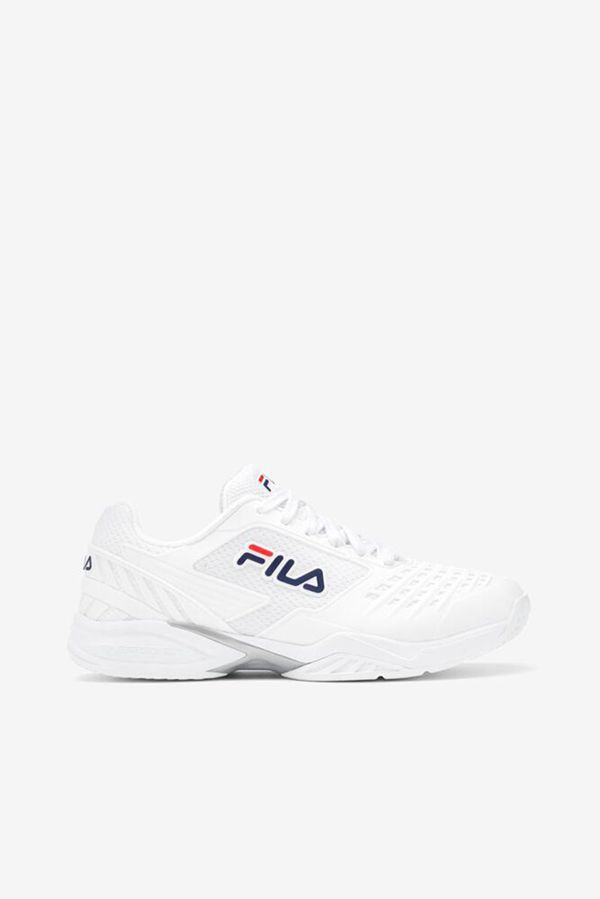 Fila Axilus 2 Energized Women's Tennis Shoes - White/White/Navy,NZ 253-53697